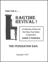 The Federation Rag piano sheet music cover